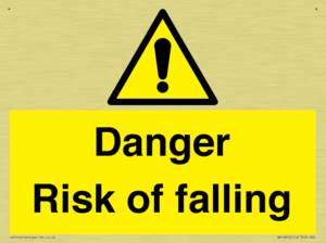 Danger Risk of falling